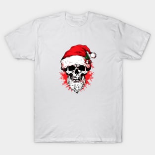 Christmas Celebration with a Skull Twist T-Shirt